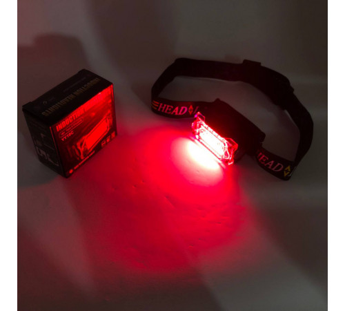 Фонарь аккумуляторный для рыбалки YY-19C-5SMD+COB, Фонарь налобный с регулируемой яркостью света ZC-87