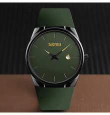 Часы наручные мужские стильные модные красивые SKMEI 1509AG, Красивые мужские часы наручные кварцевые TK-70