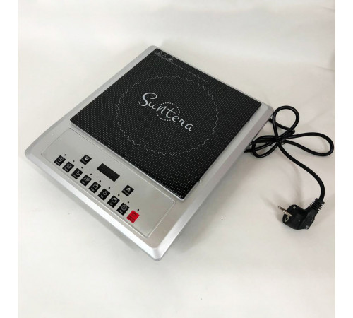 Электроплита настольная от сети Suntera ICD-1012, 2000 Вт, Настольная плиты для кухни OS-33