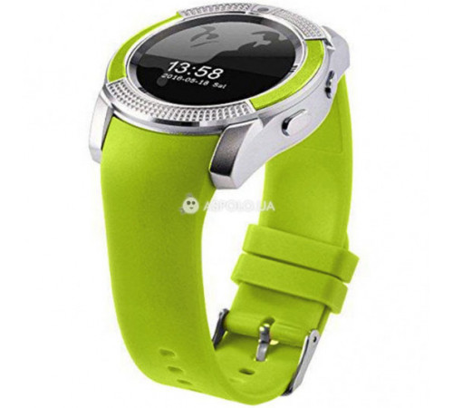 Розумні смарт-годинник Smart Watch V8. Колір: зелений AI-85 за 581 грн