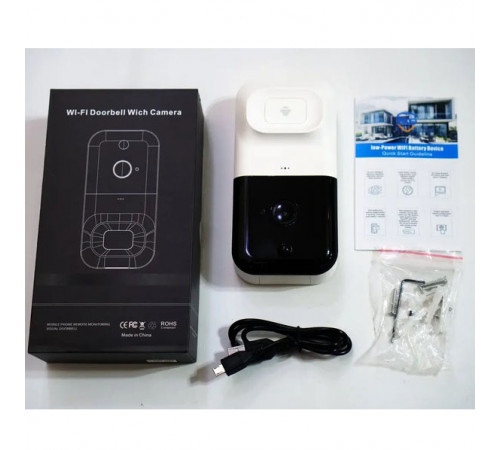 Цифрова ip камера wifi SMART DOORBELL X5 wifi, Відеокамера для стеження, Камера поворотна вулична EB-69