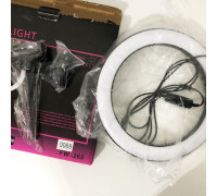 Кольцевой свет 26 см, Кольцевой свет для видео, Кольцевая fill light, Лампа блогера круглая WX-28