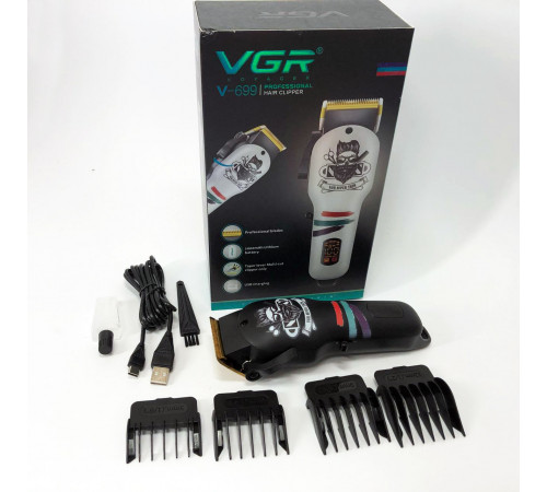 Миюча машинка для стрижки VGR V-699, Машинка для стрижки волосся міцна хороша JO-85