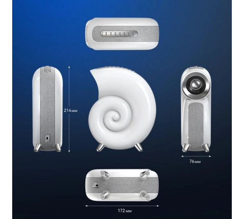 Ночник многофункциональный с беспроводной зарядкой INSPIRE N70 APP 6W, Ночник от usb и на батарейках IS-78