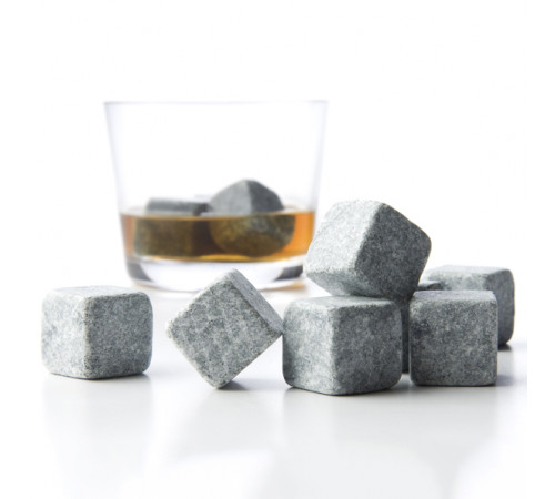 Камни для виски Whiskey Stones из стеатита (9шт) ZO-22