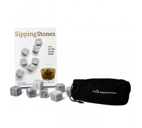 Камни для виски Whiskey Stones из стеатита (9шт) ZO-22
