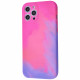 Чехол для Apple Iphone 12 Pro Max розово-фиолетовый градиент TA-33