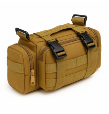 Сумка - подсумок тактическая поясная Tactical военная, сумка нагрудная с ремнем на плечо 5 литров кордура XM-39