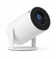 LED Проектор для дома портативный Смарт с WiFi, Bluetooth, Android 11, белый, 1280х720р OU-60