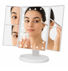Large led mirror, Гримерне дзеркало з підсвічуванням, Дзеркало для макіяжу з збільшенням EP-51