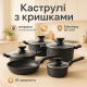 Набор кастрюль для дома с антипригарным покрытием, Набор кастрюль премиум для плит JQ-23