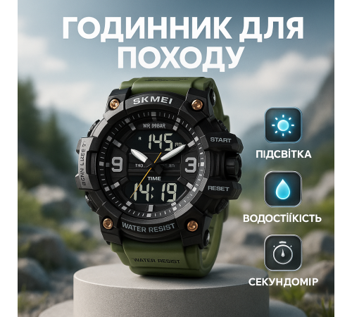 Тактичний армійський годинник водонепроникний, Хороший наручний годинник чоловічий OZ-50