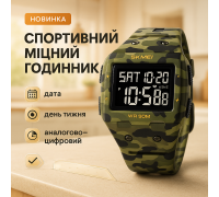 Водонепроникний наручний електронний годинник для чоловіка SKMEI, Якісний чоловічий тактичний годинник MP-90