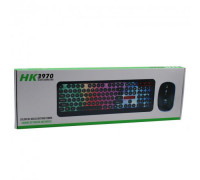 Комплект провідна клавіатура та мишка з LED підсвічуванням UKC HK-3970 EN-90