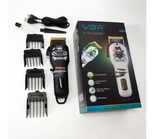 Миюча машинка для стрижки VGR V-699, Машинка для стрижки волосся міцна хороша JO-85