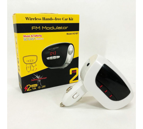 Фм fm трансмітер модулятор MOD., Автомобільний bluetooth передавач, Модулятор трансмітер bluetooth DW-42