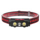 Налобный фонарь для точных работ PLD-2119B-XPE+2COB(white+red), Фонарь для походов на лоб DA-35