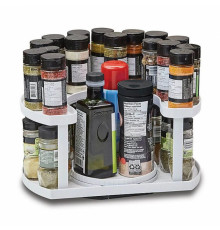 Спецівниця Spice Spinner Two-Tiered Spice Organizer, Поворотна підставка для спецій, Карусель для спецій GD-35