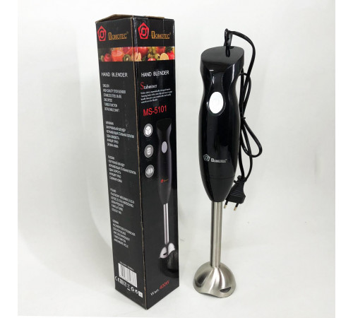 Блендер измельчитель для коктейлей DOMOTEC MS-5101 350 Вт, Блендер с функцией приготовления коктейлей CM-48