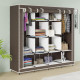 Удобный тканевый шкаф для дома 170*45*170см Storage Rack, Портативный тканевый шкаф органайзер NH-49