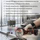 Аккумуляторная мини шлифмашина Boxer BX-3293 АКБ 2x18V скорость вращения 12500 об/мин диаметр диска 76мм EM-92