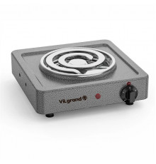 Плита для готовки пищи ViLgrand VHP161D 1000Вт, Компактная электронная плитка, Бытовая электро-плитка WB-46
