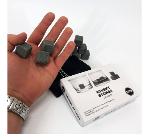 Камни для виски Whiskey Stones из стеатита (9шт) ZO-22