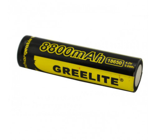 Акумулятор (1шт) 18650 Greelite 4.2V 9.6Wh Li-ion батарейка для ліхтарика XN-61 за 205 грн