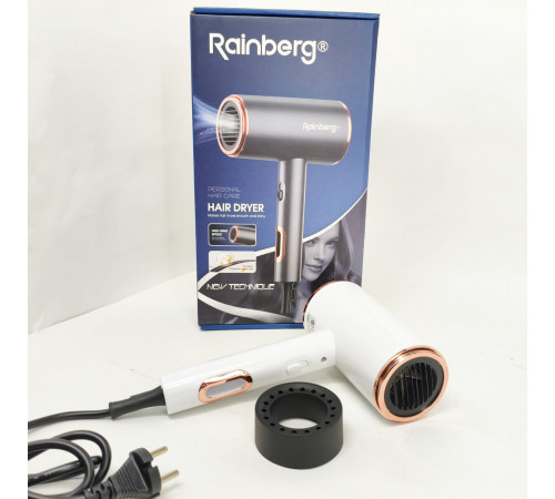 Фен для об'ємної укладки Rainberg RB-2260 1500Вт, Портативний фен для сушіння Хороший потужний KS-11