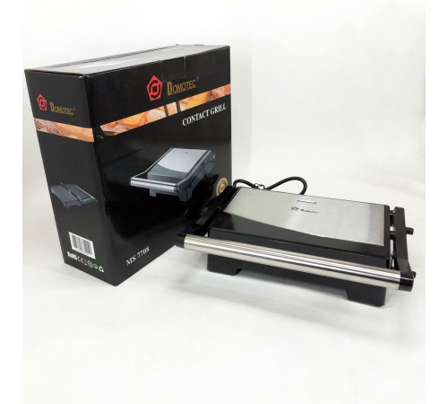 Барбекю электрический для стейков и мяса Domotec MS-7708 1000 W, Гриль для приготовления шашлыков YQ-42