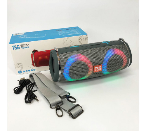 Колонка на акумуляторі маленька TG642, Bluetooth колонка з зарядкою від usb, Блютуз аудіо приймач WE-29