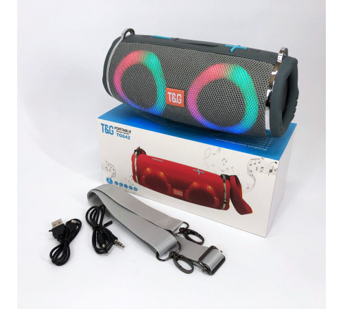 Колонка на акумуляторі маленька TG642, Bluetooth колонка з зарядкою від usb, Блютуз аудіо приймач WE-29