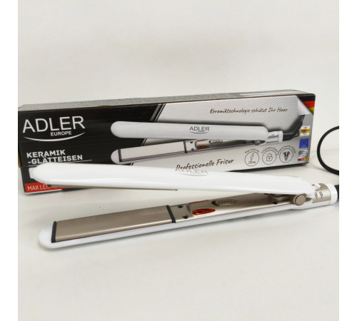 Утюжки для выпрямления ADLER AD-2317 200Вт, Выравнивающий утюжок для волос, Профессиональный утюжок UH-42