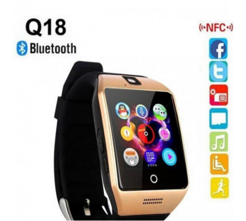 Смарт-часы Smart Watch Q18. Цвет: золотой VE-68