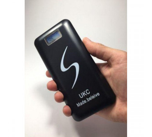 Повербанк з ліхтариком з дисплеєм Power Bank 30000 mAh UKC, Автономний зарядний пристрій повербанк JY-20