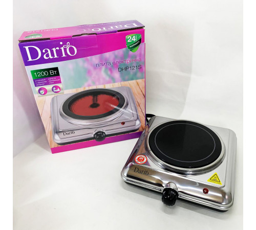 Электрическа настольная плита DARIO DHP121S 1200 Вт, Электро электроплиты, Электрическая плитка на стол KL-78
