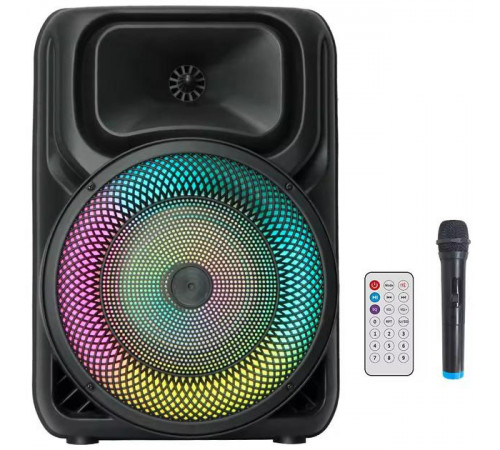 Портативная караоке колонка SPS 8147 Bluetooth 20W с микрофоном и RGB-подсветкой ZA-68