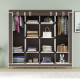 Удобный тканевый шкаф для дома 170*45*170см Storage Rack, Портативный тканевый шкаф органайзер NH-49
