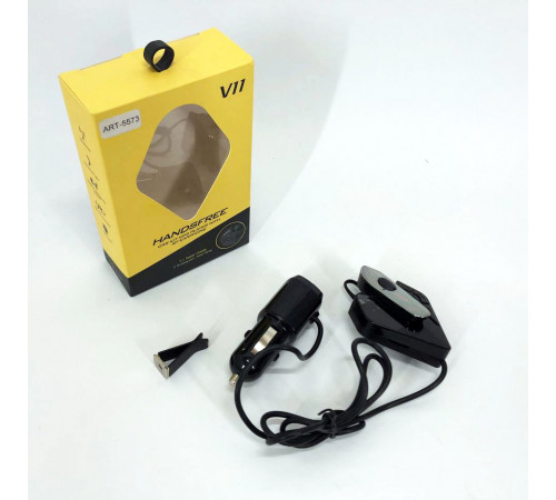 Пристрій для прослуховування музики через радіо автомобіля FM V11 BT, Автомобільний модулятор fm з usb KH-32