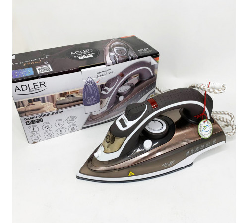 Утюг для глажки деских вещей ADLER AD 5030 3000Вт, Утюг керамический антипригарный MV-72