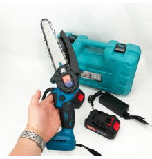 Ручна ланцюгова пила на батареї 6"(15 см) Domotec 24V, Пилка садова складна, Міні-пила ланцюгова садова KA-79