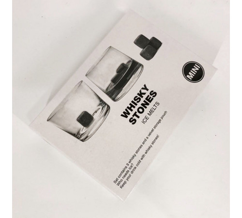 Камни для виски Whiskey Stones из стеатита (9шт) ZO-22