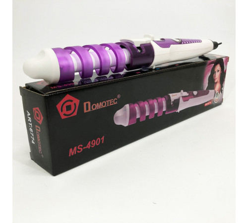 Плойка для об'єму Domotec MS-4901 45Вт, Конусні плойки для завивки волосся Плойка накрутки локонів ZF-14