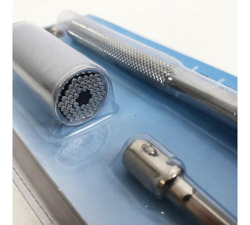 Трещотка с универсальной головкой Instantly Grips any Shape 7-19 мм PY-80