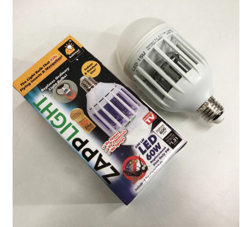Светодиодная лампа приманка для насекомых Zapp Light, электрическая ловушка для насекомых, противомоскитная лампа от комаров MW-20