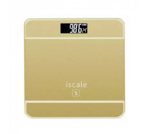 Бытовые электронные напольные весы для тела iScale 2017D 180кг, Практичные весы для взвешивания OT-92