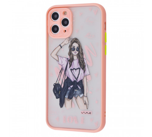 Чехол для Apple Iphone 11 Pro персиковый HM-77