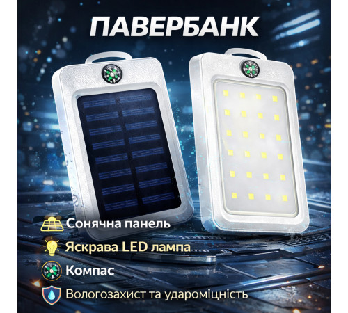 Повербанк з індикатором з ліхтариком, Павер банк універсальний, Портативні зарядні пристрої Power Bank XM-15 за 558 грн