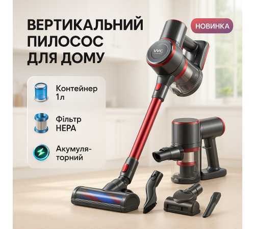Вертикальный пылесос VILGRAND, Вертикальный пылесос для чистки ковров Портативный KT-31