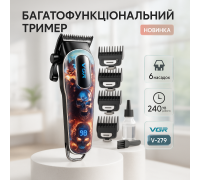 Машинка для стрижки короткої стрижки Акумуляторна машинка для волосся з насадками TJ-87